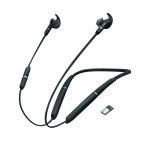 Гарнитура Jabra Evolve 65e MS (беспроводные вкладыши шейный обод закрытые, Bluetooth )