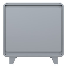 Холодильник Hyundai CO0503 (A+, 1-камерный, 47x46.4x48.5см, серебристый)