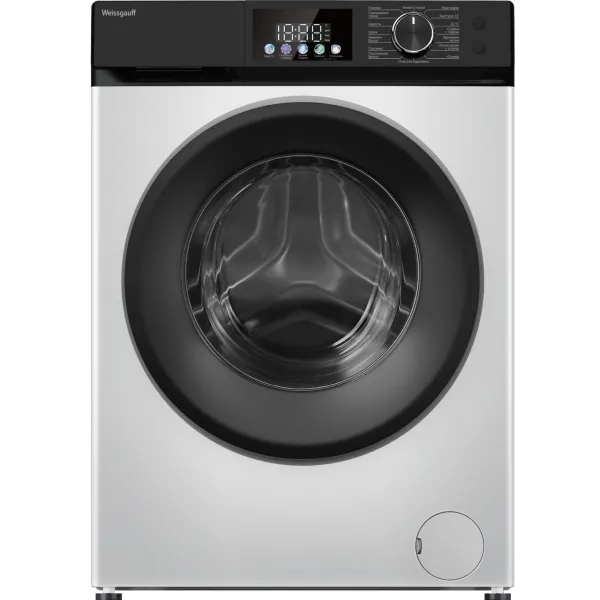 Стиральная машина Weissgauff WM 45128 Inverter Steam(фронтальная, макс:9кг, белый)