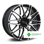LegeArtis B542 R20/9J PCD 5x112 ET 35 ЦО 66,6 черный с полированной лицевой поверхностью