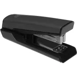 Степлер настольный Deli E0462BLACK (тип скоб: 24/6; 26/6, металл, вместимость 100 скоб, одновременно скрепляемых 25 листов, глубина прошивки 65мм)