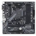 Материнская плата ASRock B450M PRO4 R2.0 (AM4, AMD Promontory B450, 4xDDR4 DIMM, microATX, RAID SATA: 0,1,10)