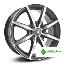 Venti 1605 R16/6J PCD 4x100 ET 49 ЦО 54,1 черный с полированной лицевой поверхностью [V1605-616-541-4x100-49BD]