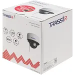 Камера видеонаблюдения Trassir TR-D3121IR2 v6 (IP, антивандальная, купольная, поворотная, уличная, 2Мп, 2.8-2.8мм, 1920x1080, 25кадр/с)