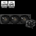 Кулер MSI MAG CORELIQUID P360 (Socket: 1150, 1151, 1155, 1156, 1200, 1366, 2011, 2011-3, AM3, AM3+, AM4, FM1, FM2, FM2+, алюминий)