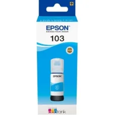 Чернильный картридж Epson 103C (голубой; 65стр; L3100, 3110, 3150) [C13T00S24A]