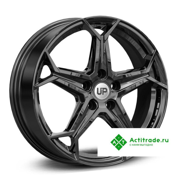 Wheels UP Up118 R18/6.5J PCD 5x114,3 ET 50 ЦО 66,1 черный глянцевый