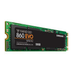 Жесткий диск SSD 500Гб Samsung 860 EVO Series (M.2, 550/520 Мб/с, 88000 IOPS, SATA-III, 1024Мб, для ноутбука и настольного компьютера)