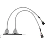 Адаптер ASIA BRACKET USB 2.0 2 PORT(USB)