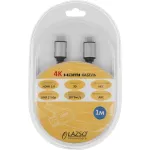 Кабель аудио-видео LAZSO (прямой HDMI (m), прямой HDMI (m), HDM: ver 2.0, 1м)