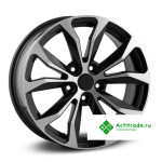 LegeArtis LX516 R17/7J PCD 5x114,3 ET 35 ЦО 60,1 черный с полированной лицевой поверхностью