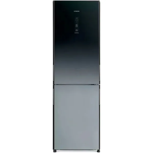 Холодильник Hitachi R-BG410PUC6X (No Frost, A++, 2-камерный, объем 320:215/105л, инверторный компрессор, 59.5x190x65см, серый)