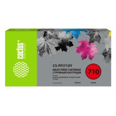 Cactus CS-PFI710Y (желтый пигментный; 700стр; imagePROGRAF TX-2000, TX-3000, TX-4000) [CS-PFI710Y]