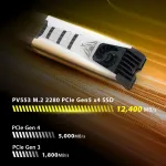 Жесткий диск SSD 2Тб Patriot (2280, 12400/11800 Мб/с, 2048Мб)