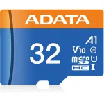 Карта памяти microSDXC 32Гб ADATA (Class 10, 10Мб/с, UHS-I U1, адаптер на SD)