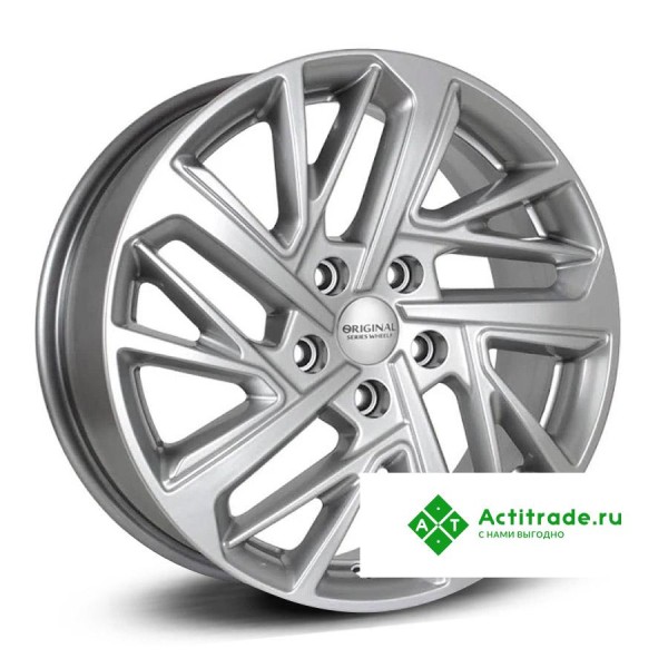 Скад KL-372 R17/7J PCD 5x114,3 ET 50 ЦО 54,1 насыщенный серебристый