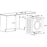 Стиральная машина Weissgauff WMI 6147 Inverter Steam