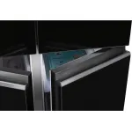 Холодильник Nordfrost RFQ 450 NFGB (No Frost, A++, 3-камерный, Side by Side, инверторный компрессор, черный)