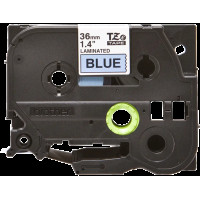 Наклейка ламинированная TZ-E561 (36 мм черн/син) [TZE561]