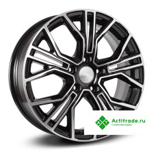 Скад Тибет R17/6.5J PCD 5x114,3 ET 50 ЦО 54,1 черный с полированной лицевой поверхностью [4311605]