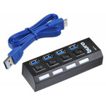 Разветвитель USB BURO BU-HUB4-U3.0-L