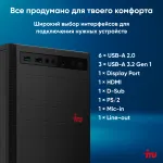 ПК IRU Planio 310H6SEV (Core i5 12400 2500МГц, DDR4 16Гб, SSD 256Гб M.2 2280, Intel UHD Graphics 730, FreeDOS)