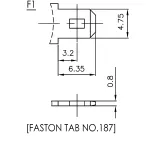 Батарея CSB GP12120F2 (12В, 12Ач)