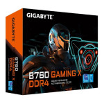 Материнская плата Gigabyte B760 GAMING X DDR4 (LGA1700, Intel B760 Express, 4xDDR4, ATX, RAID SATA: 0,1,15,5)