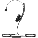 Гарнитура Yealink UH34 Mono UC (оголовье, с проводом, 1.2м, накладные, USB Type-A)
