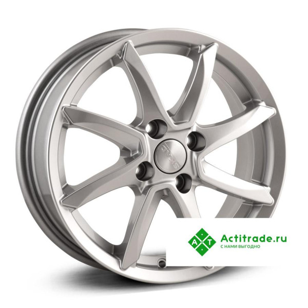 Скад Осака R15/6J PCD 4x100 ET 37 ЦО 60,1 насыщенный серебристый