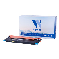 Тонер-картридж NV Print Samsung CLT-C407S (голубой; CLP-320, CLP-325, CLX-3185)