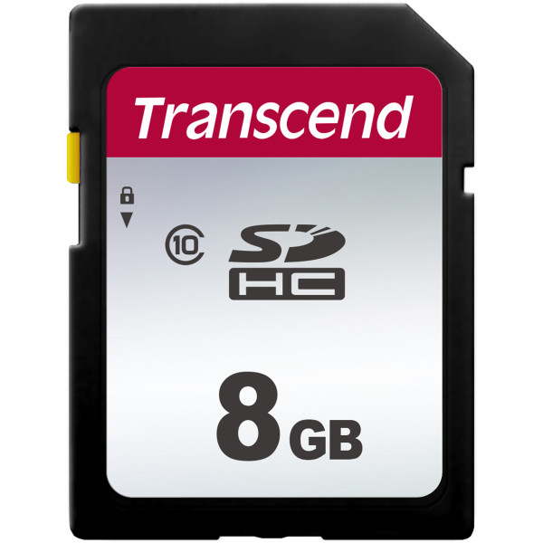 Карта памяти SDHC 8Гб Transcend (Class 10, 20Мб/с, UHS-I)