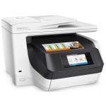 МФУ HP OfficeJet Pro 8730 (струйная, цветная, A4, 512Мб, 24стр/м, 1200x600dpi, авт.дуплекс, RJ-45, USB, Wi-Fi)