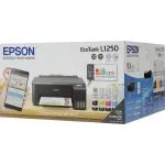 МФУ Epson EcoTank L1250 (струйная, цветная, A4, 5760x1440dpi, 3'000стр в мес, USB, WEB, Wi-Fi, СНПЧ)