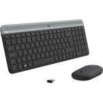 Клавиатура и мышь Logitech Slim MK470 (радиоканал, кнопок 3, 1000dpi)