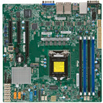 Материнская плата Supermicro X11SSH-LN4F (LGA 1151, Intel C236, 4xDDR4 DIMM, microATX, RAID SATA: 0,1,10,5)