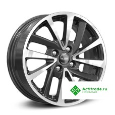 КиК ZV XRAY КС899 R15/6J PCD 4x100 ET 37 ЦО 60,1 черный с полированной лицевой поверхностью