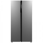 Холодильник Бирюса SBS 587 I (No Frost, A+, 2-камерный, Side by Side, объем 510:335/175л, инверторный компрессор, 89.5x178.8x69см, нержавеющая сталь)