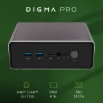 ПК Digma Pro Minimax U1 (Core i3 1215U 1200МГц, DDR4 8Гб, SSD 512Гб, Intel UHD Graphics)