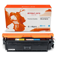 Тонер-картридж Print-Rite PR-CF361X (оригинальный номер: CF361X; голубой; 9500стр; CLJ M552dn, M553dn, M553N, M553x) [PR-CF361X]