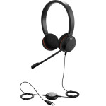 Гарнитура Jabra EVOLVE 20 SE Stereo MS (оголовье, с проводом, накладные, USB Type-A, Skype for Business)