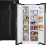 Холодильник Weissgauff WSBS 500 Inverter (No Frost, A+, 2-камерный, Side by Side, инверторный компрессор, черный)