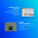 Процессор AMD Ryzen 5 PRO 4650G (3700MHz, AM4, L3 8Mb, AMD Radeon)