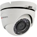 Камера видеонаблюдения HiWatch DS-T203(B) (2.8 mm) (аналоговая, купольная, уличная, 2Мп, 2.8-2.8мм, 1920x1080, 25кадр/с)