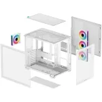 Корпус DeepCool CG530 4F WH (Mini-Tower)