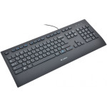 Клавиатура Logitech Corded Keyboard K280e Black USB (классическая мембранные, 104кл)