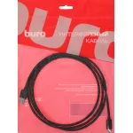 Кабель Buro (USB 3.0 A(m), USB Type-C (m), 1,8м, 3A)
