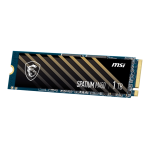 Жесткий диск SSD 1Тб MSI (2280, 3600/3000 Мб/с, 550000 IOPS, PCIe 4.0 x4 (NVMe), для ноутбука и настольного компьютера)