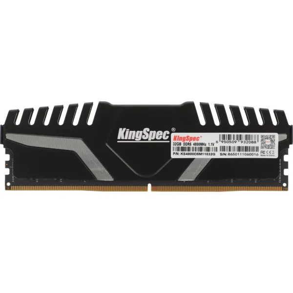 Память DIMM DDR5 32Гб 4800МГц KingSpec (38400Мб/с, CL40, 288-pin)