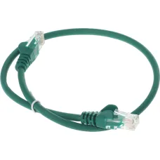 Патч-корд Lanmaster LAN-PC45/U5E-0.5-GN [LAN-PC45/U5E-0.5-GN]